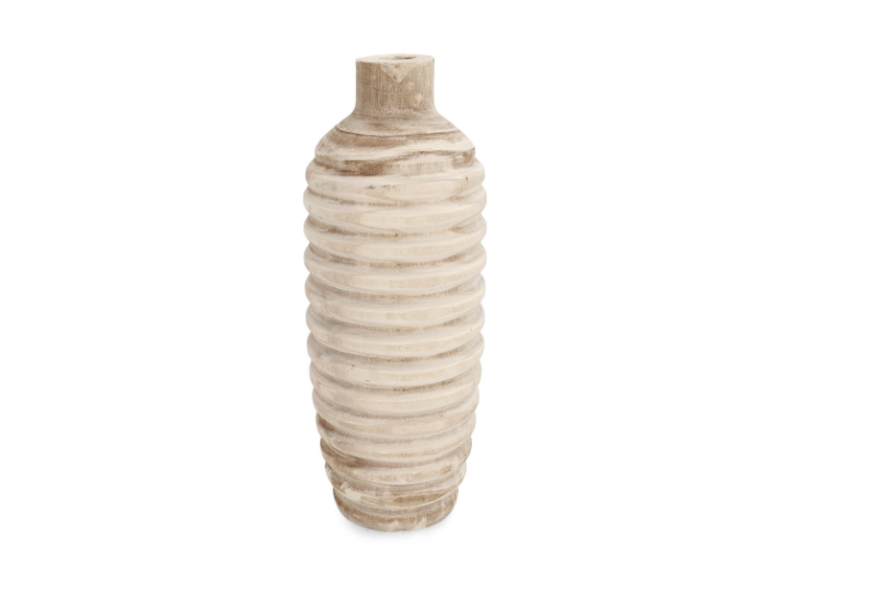 Vaso decor Hashly legno Bizzotto