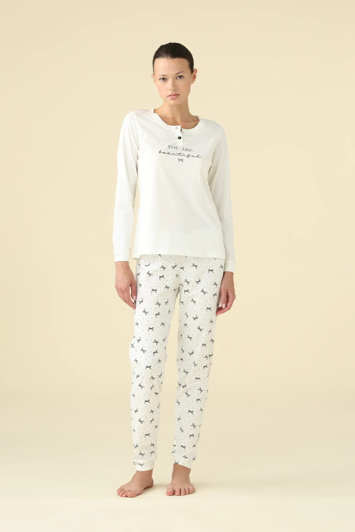 Pigiama donna estivo in cotone cherie