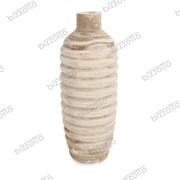 Vaso decor Hashly legno Bizzotto