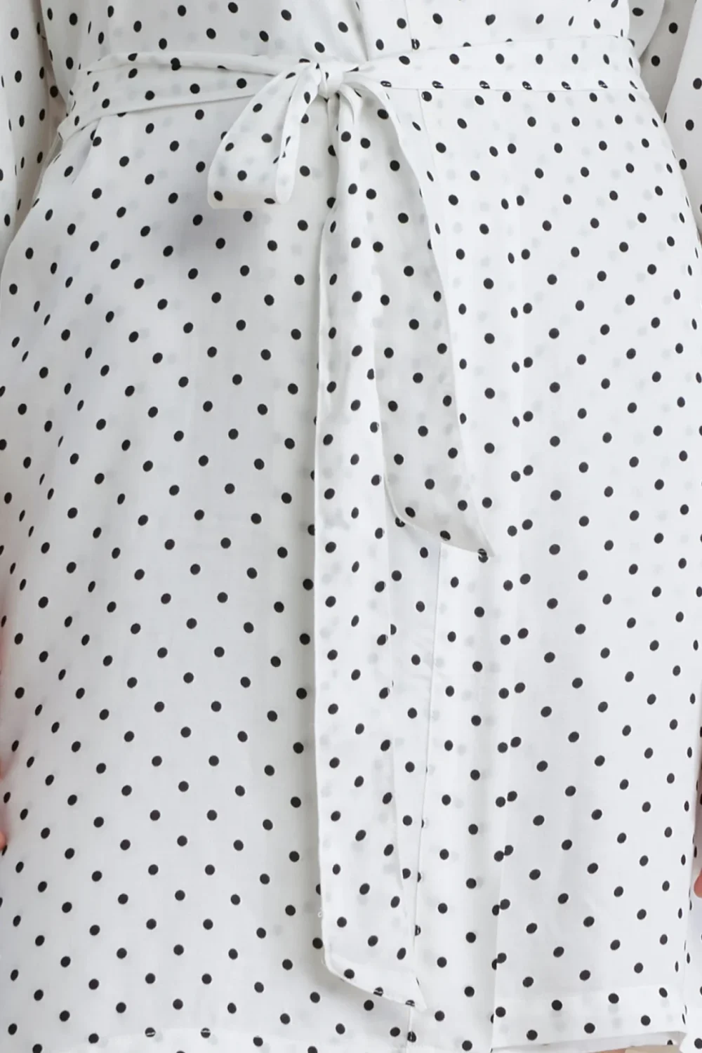 noidìnotte Vestaglia kimono donna in viscosa con manica 3/4 articolo pois
