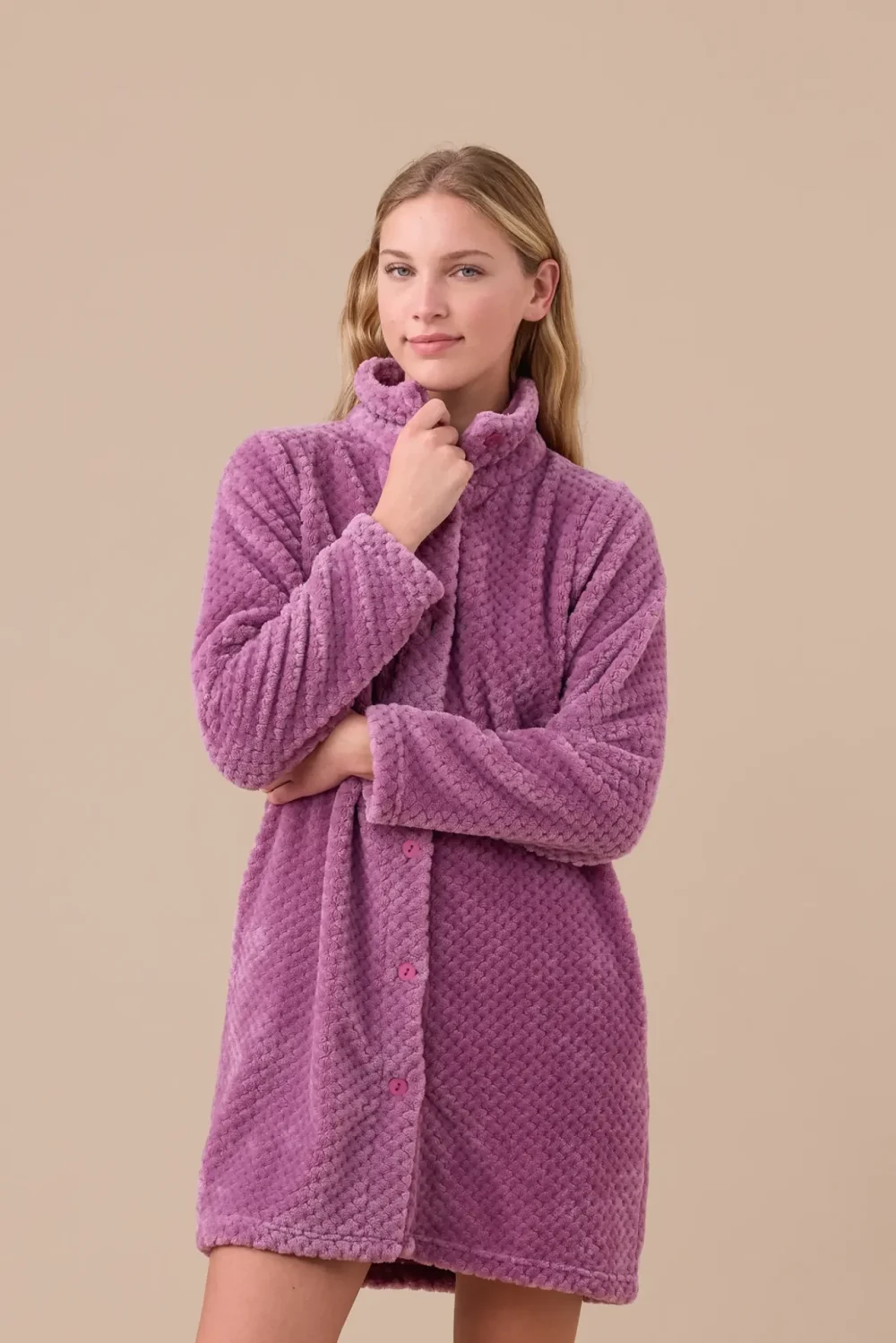 Vestaglia donna coral fleece.