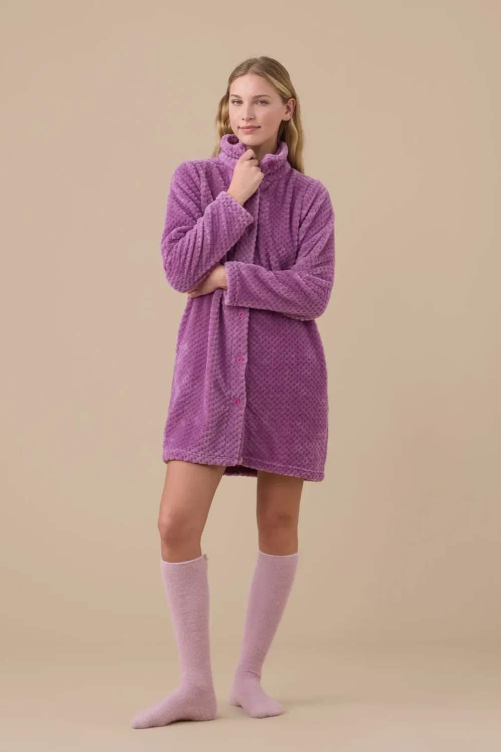 Vestaglia donna coral fleece.