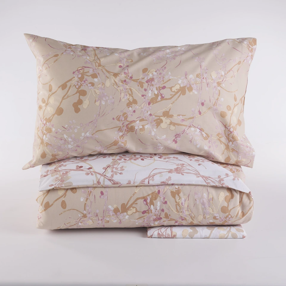 Completo Copripiumino Queen cotone 150 fili/inch Matrimoniale