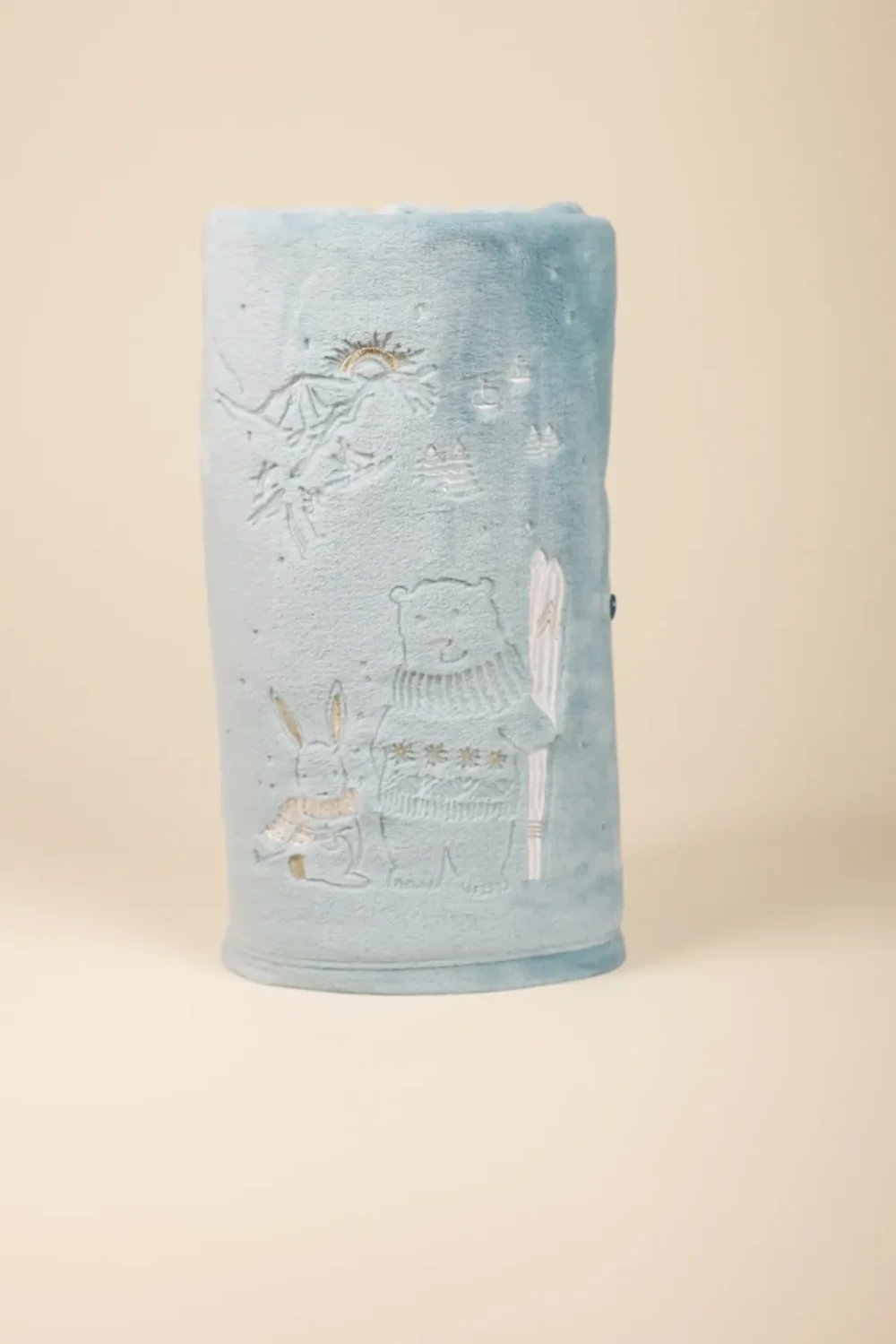 Plaid con applicazione e ricamo 130x160cm articolo cortina