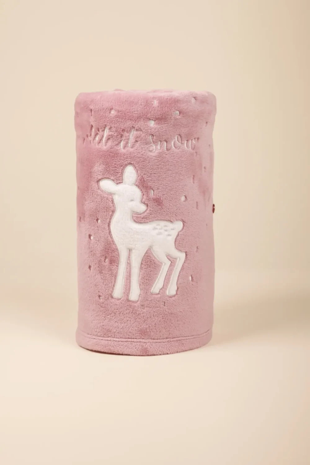 Plaid con applicazione e ricamo 130x160cm articolo cortina