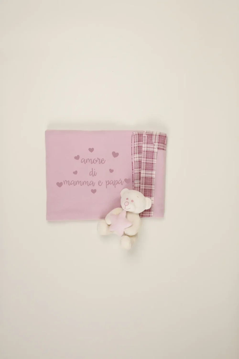 Plaid neonato in micropile misura 80×100 cm articolo paddy