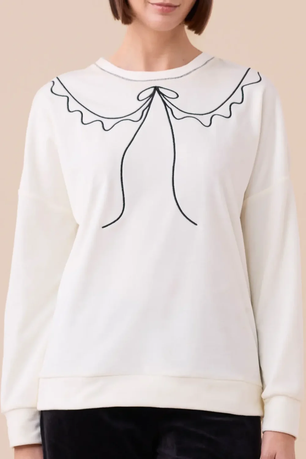 Pigiama donna ciniglia felpata – soft touch articolo fiocco.