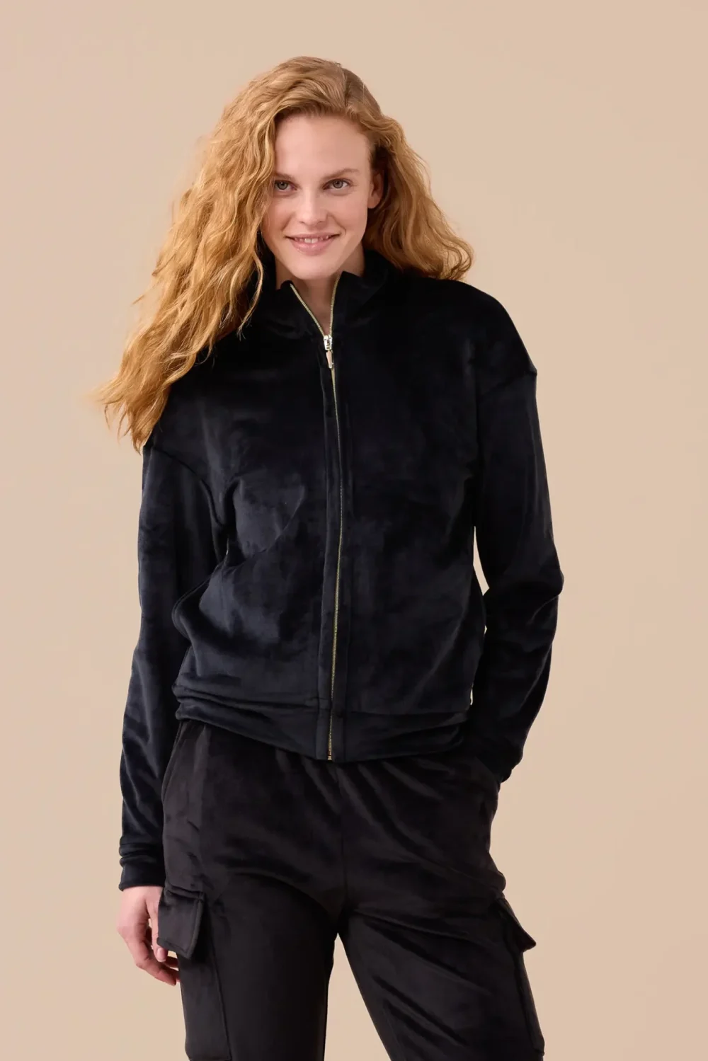 Completo donna ciniglia felpata articolo unito