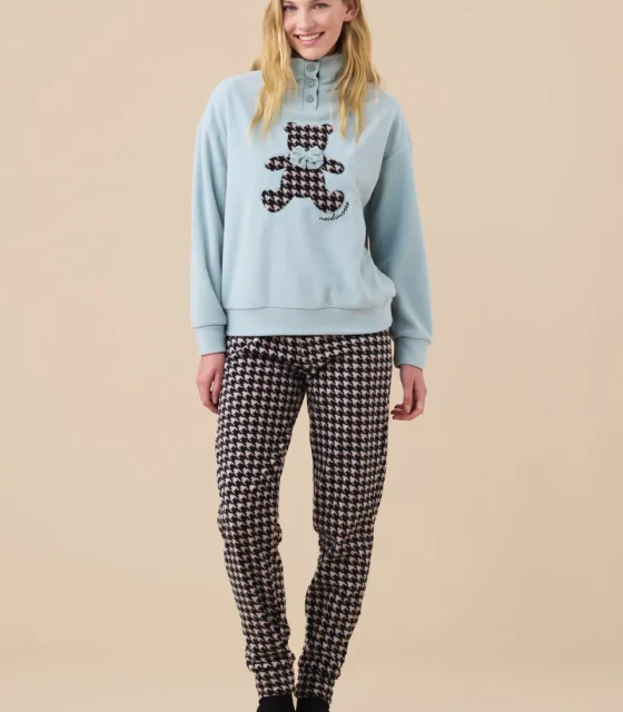 Pigiama donna invernale in micropile articolo pidi