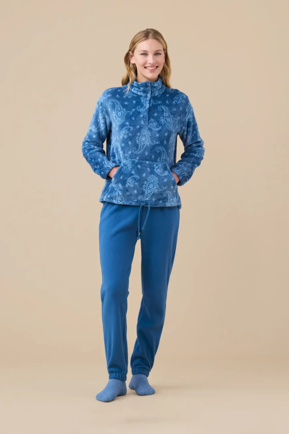 Pigiama donna coral articolo cachemire.