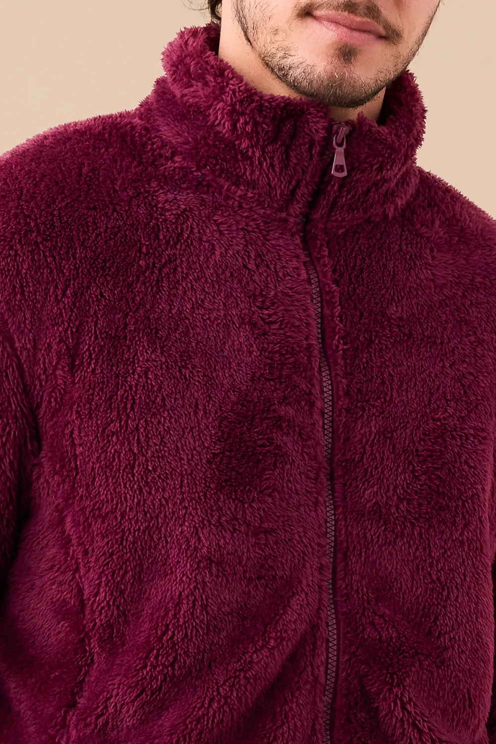 Giacca eco-pelliccia articolo unito