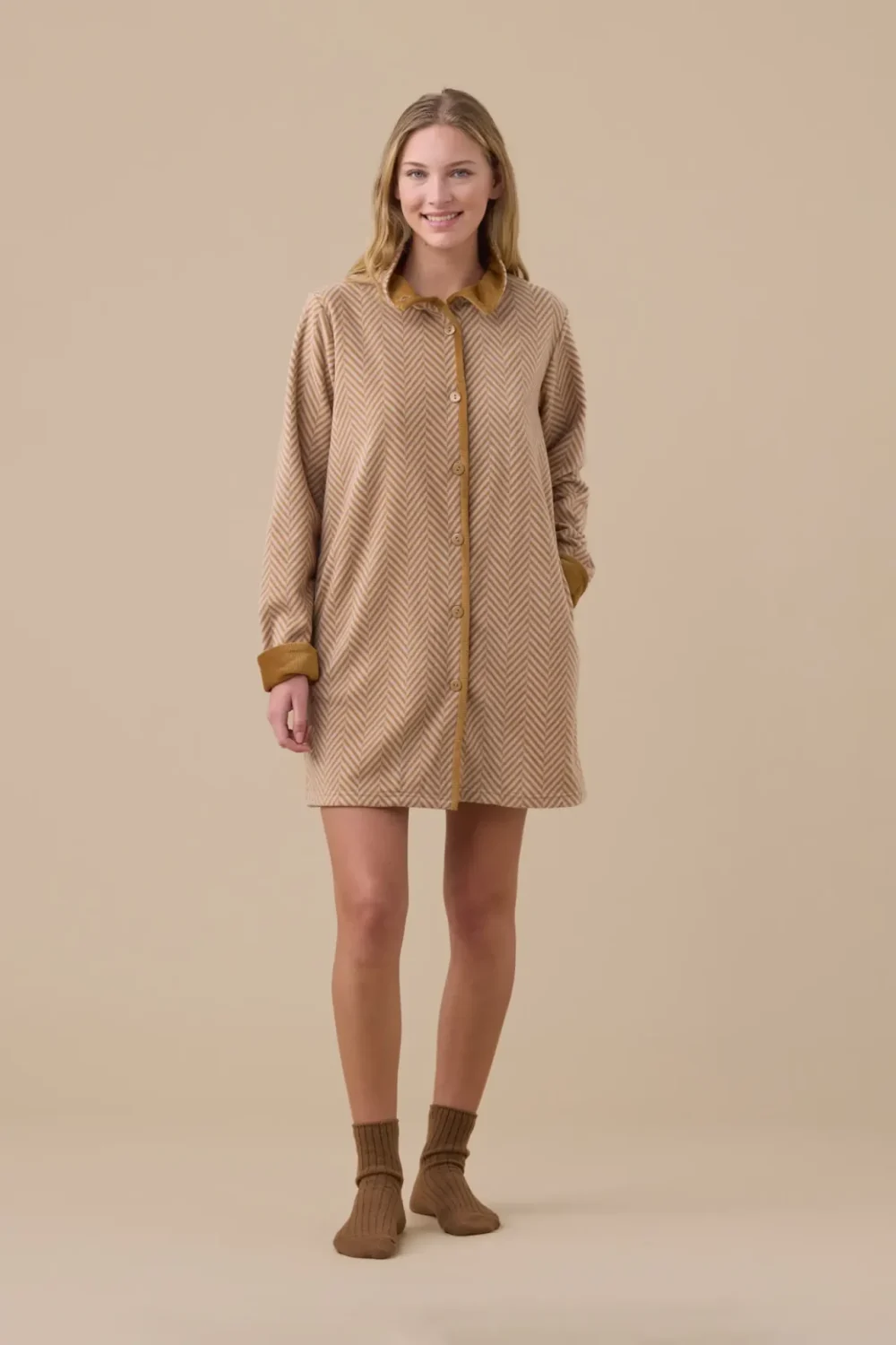 Vestaglia donna micropile articolo velvet.