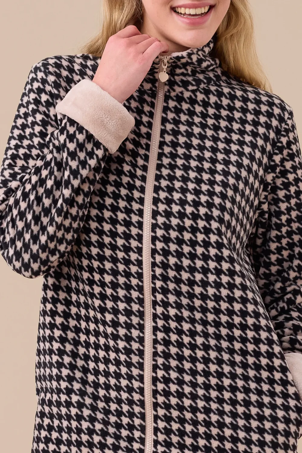 Vestaglia donna micropile articolo poule