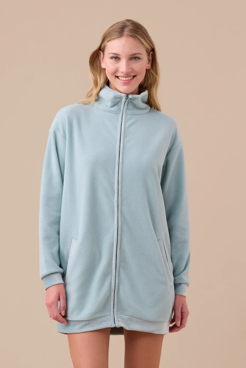 Vestaglia donna micropile articolo unito