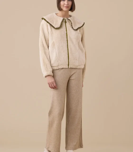 Giacca donna eco pelliccia articolo unito