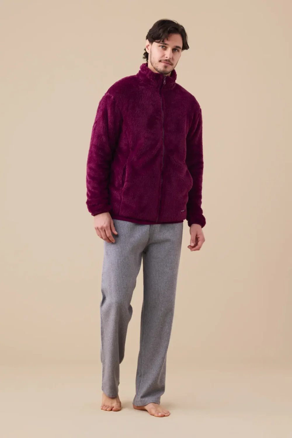 Giacca eco-pelliccia articolo unito