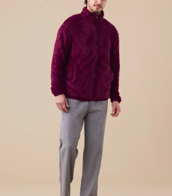 Giacca eco-pelliccia articolo unito